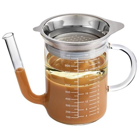 Glass Gravy Separator 4-Cup