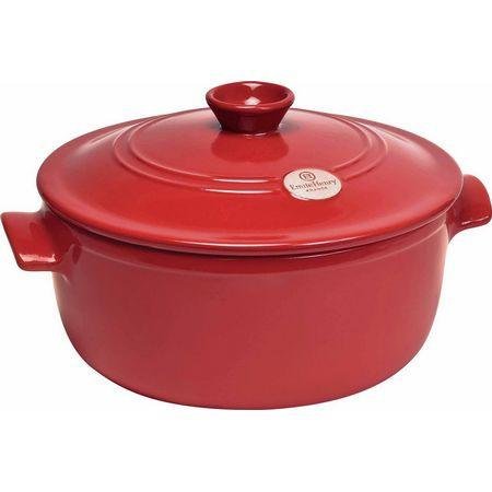 Emile Henry Flame Top 5.5 Quart Round Stewpot